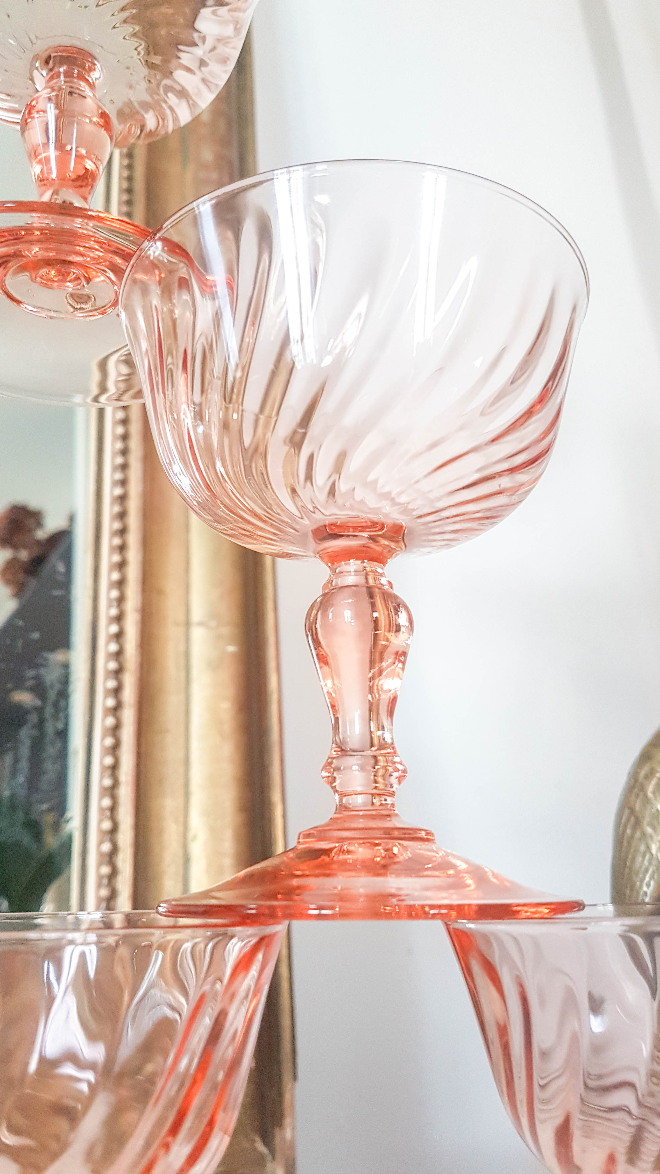 6 rosaline arcoroc luminarc champagne glasses