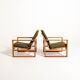 Pair of “Medestolen” armchairs by Børge Mogensen for Fredericia, 1956-57