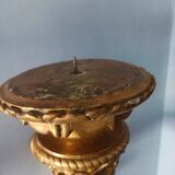 Pair of giltwood wall sconces, mid-19th century