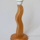 Organically shaped pine lamp base, 1980s