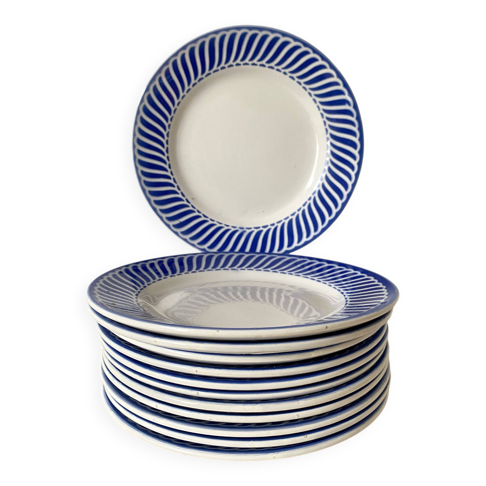 Assiettes à dessert Digoin "Jacquot"