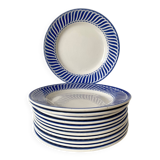 Assiettes à dessert Digoin "Jacquot"