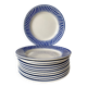 Assiettes à dessert Digoin "Jacquot"