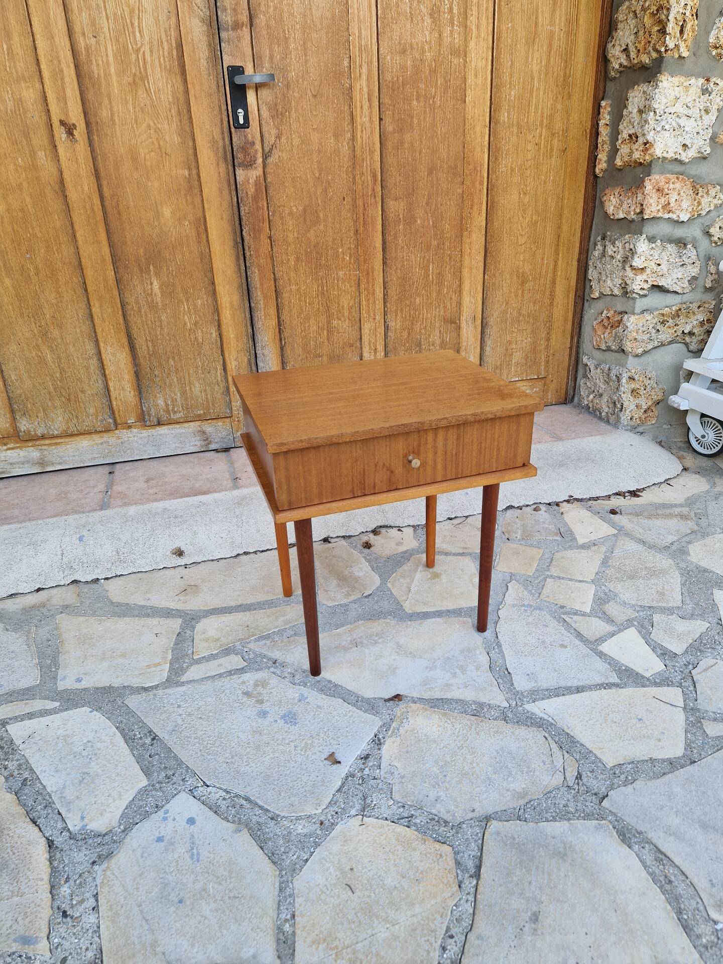 Table de chevet scandinave vintage