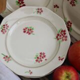 Set of 6 ceramic dessert plates