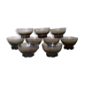 Lot of 9 cup-champagne