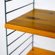 Swedish pine and metal shelf