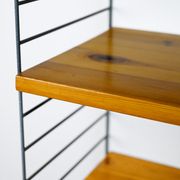Swedish pine and metal shelf