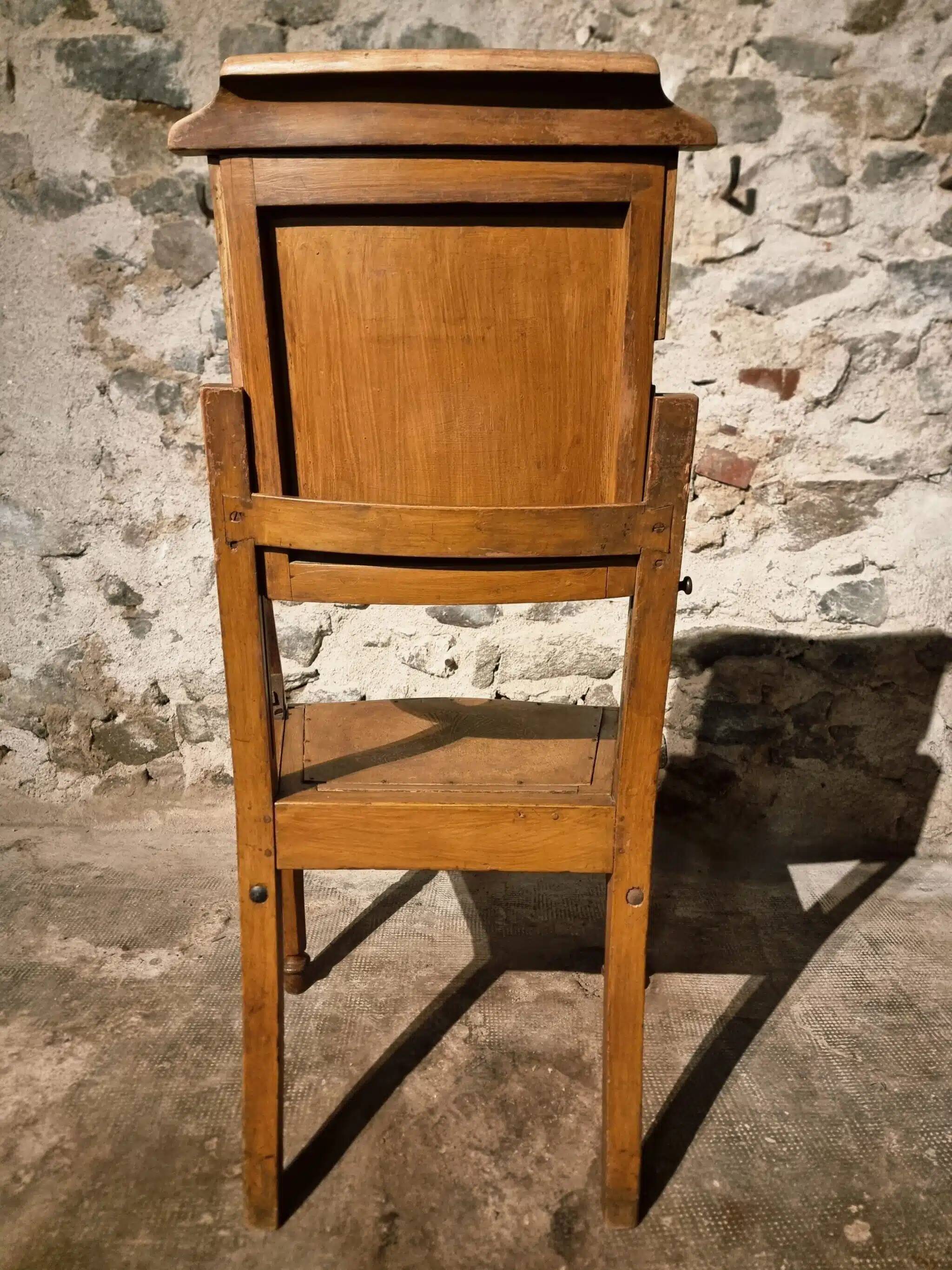 Chaise de barbier française antique, début 1900