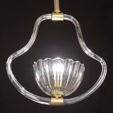 Elegant Art Decò Barovier and Toso Chandelier, 1940s