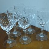 Very Nice Set of 6 Deauville Aperitif Glasses in Bleikristall Crystal