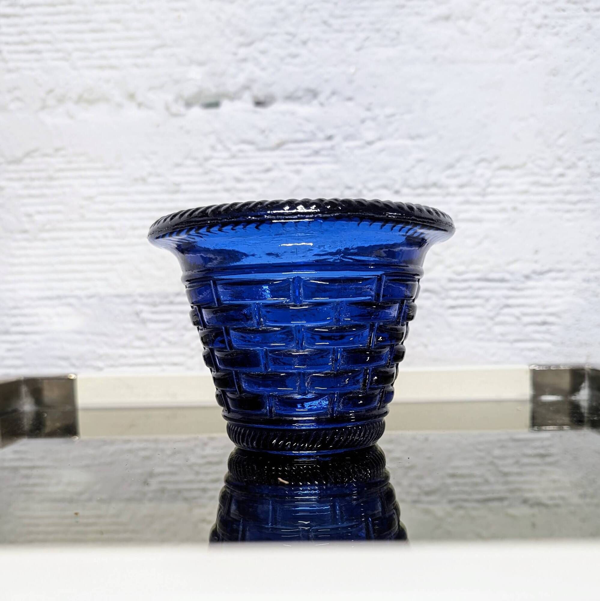 Vintage cobalt blue vase