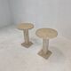 Set de 2 tables d’appoint, années 1980