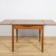 Mid-Century Square Extendable Teak Dining Table, Denmark, 1960s
