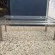 Glass coffee table