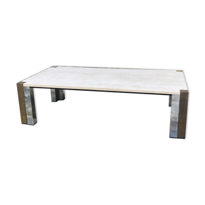 table basse en travertin