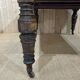 English nineteenth oak table with 1 crank extension