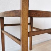 Vintage Wooden Dining Chair: Tyrolean Farmhouse Bistro, 1970s