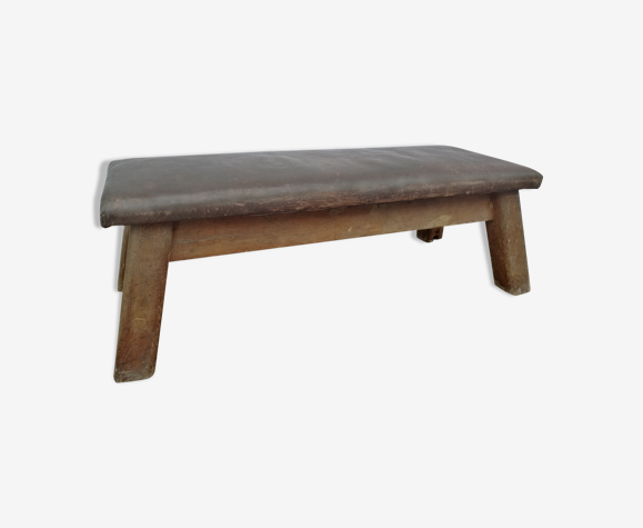 Banc de gymnastique en cuir