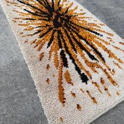 Tapis style Rya scandinave années 70