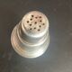 Pair of salt salt shakers pepper in silver metal