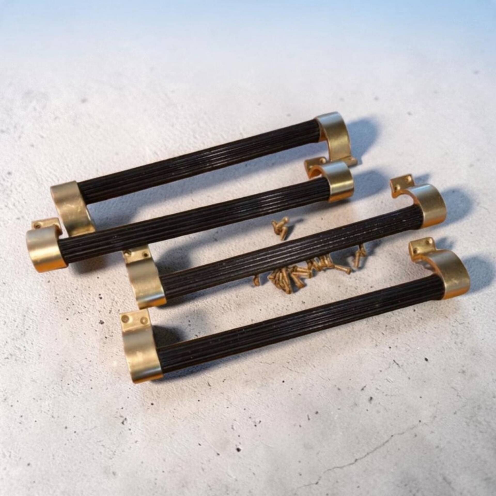 Set of Art Deco handles