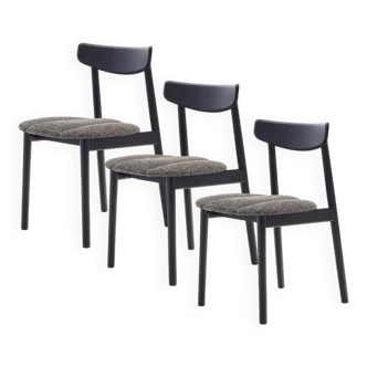 Lot de 3 chaises Klee Tapissées
