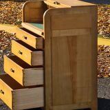 Secretary chest of drawers art deco style secretary