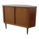 Bar d'angle placage teck