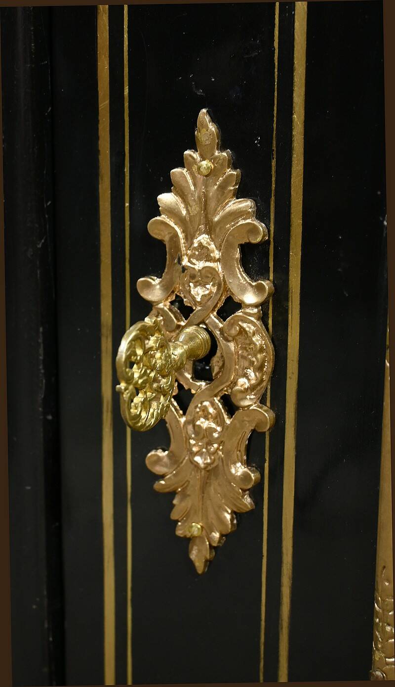 Support Furniture in Blackened Pear Wood, Napoleon III Period – Mid 19th Century