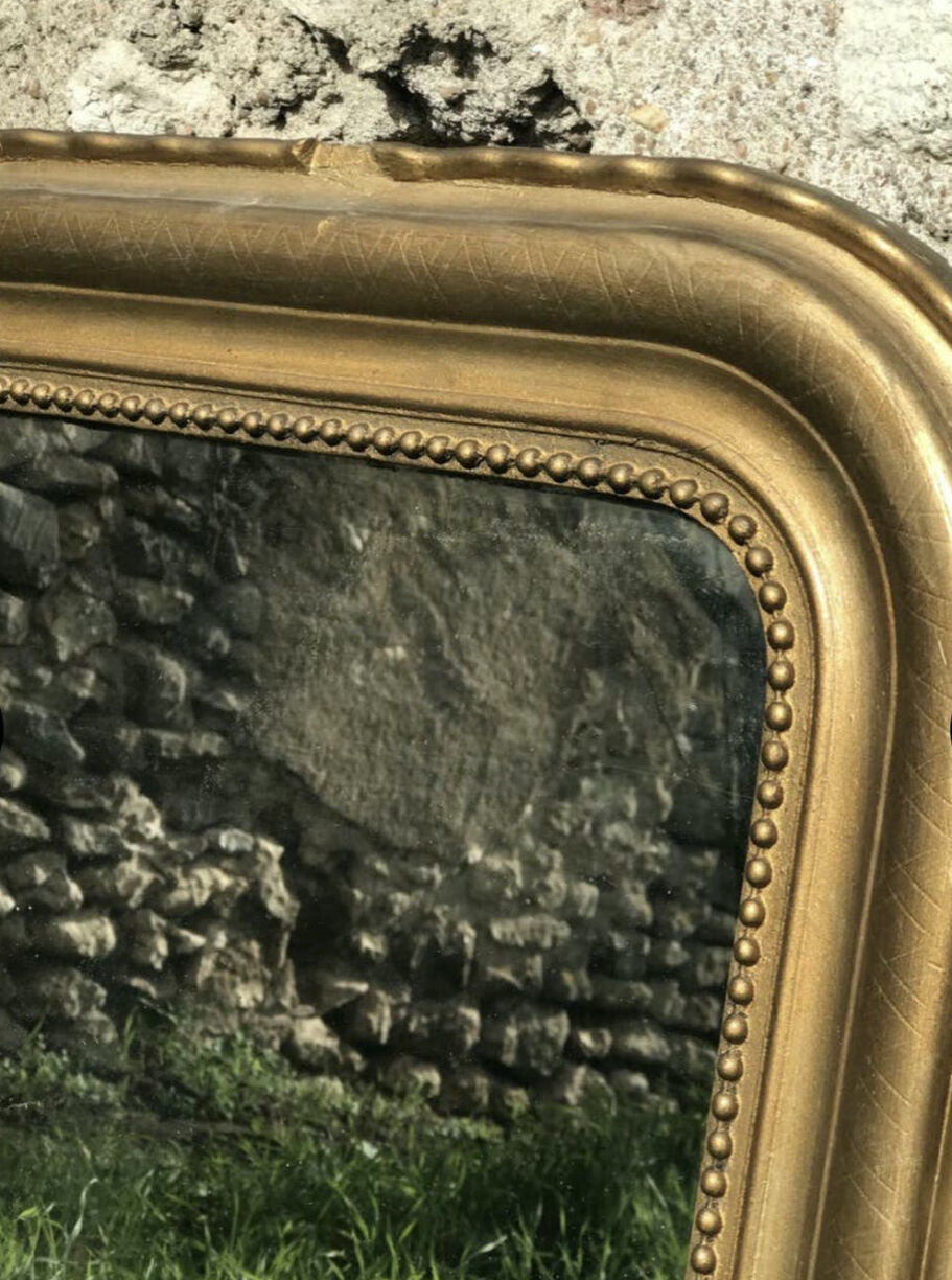 Golden old mirror 63x49