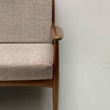 Vintage Scandinavian banquette