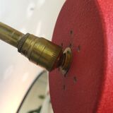 Red beaded wall lamp 1960