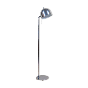 Mid-century modern floor lamp in chrome, model G-075 by Bergboms, Sweden, 1960s.