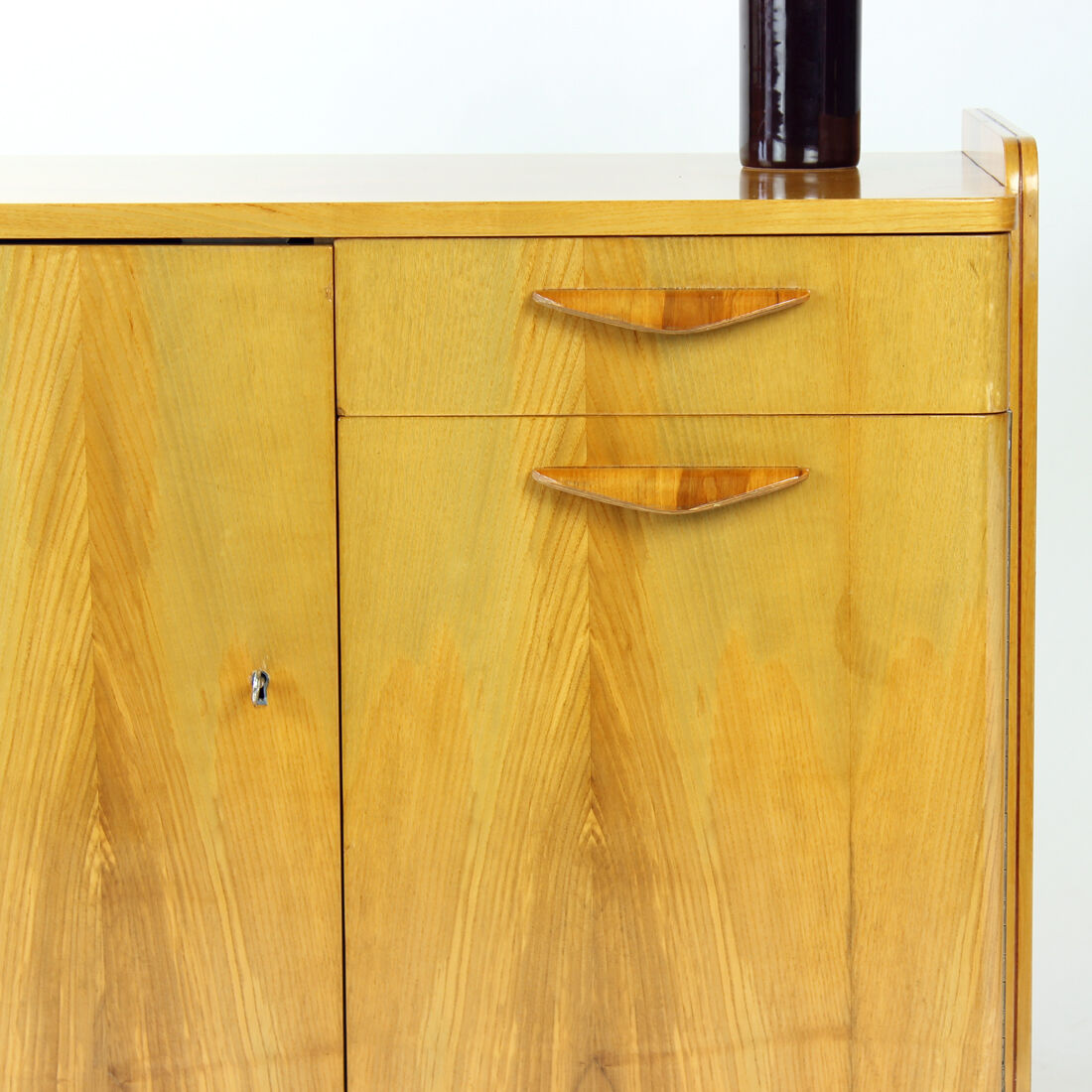Blond oak sideboard by Tatra, Czechoslovakia, 1966