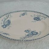 Plat ovale Sarreguemines "Royat"