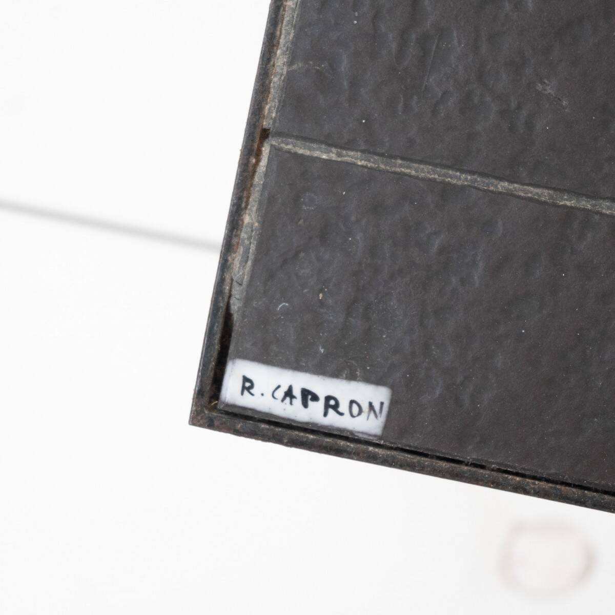 CERAMIC NAVETTE COFFEE TABLE BY ROGER CAPRON 1960