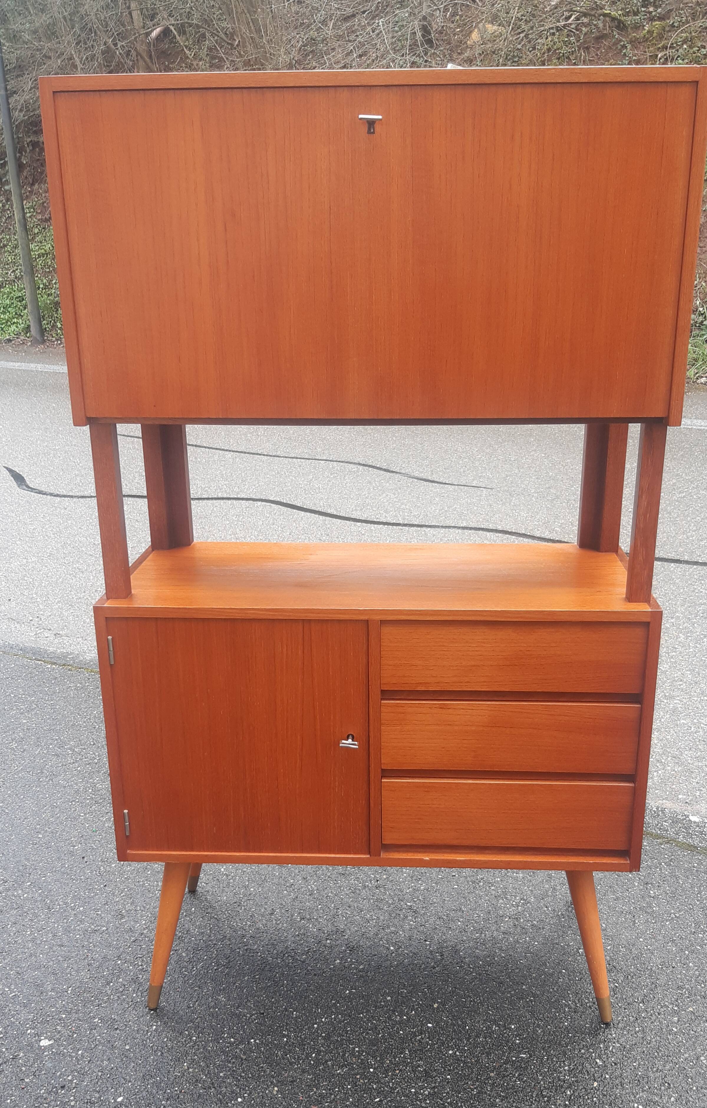 Scandinavian teak bar furniture