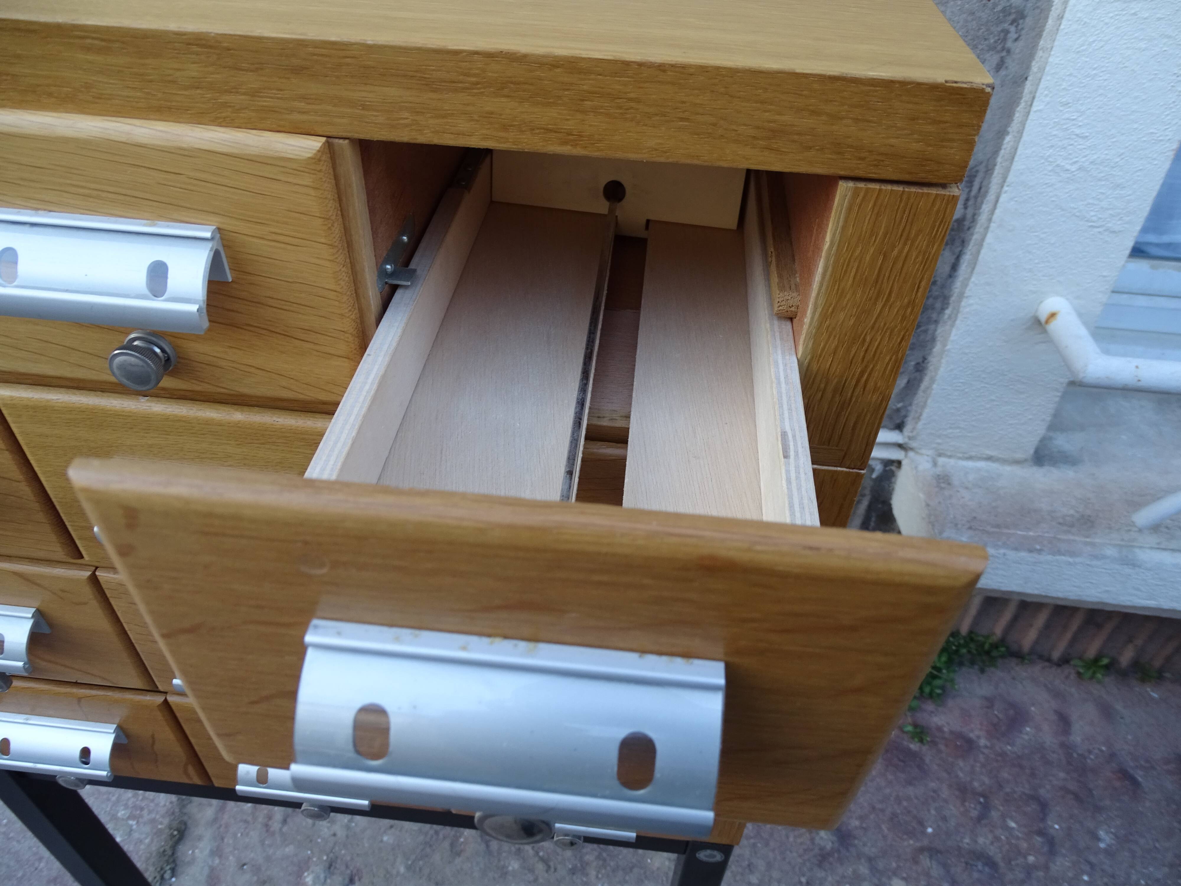 Meuble a tiroir Borgeaud vintage meuble de métier Top design