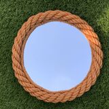 Design mirror in braided rope, 1960