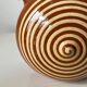 Botijo espagnol vintage – grès vernissé décor spirale – design populaire