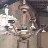 Art Deco chandelier six lights year 40