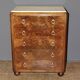 Commode d'époque Art Déco en noyer Vers 1930