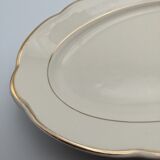 small porcelain dish from Villeroy to Boch, gilded led