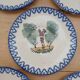 5 small Saint Clément plates/saucers