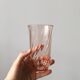 Set of 6 water glasses - lemonade rosaline luminarc arcoroc twisted