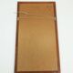 rectangular WALL MIRROR aksel kjersgaard denmark solid teak frame 1970s