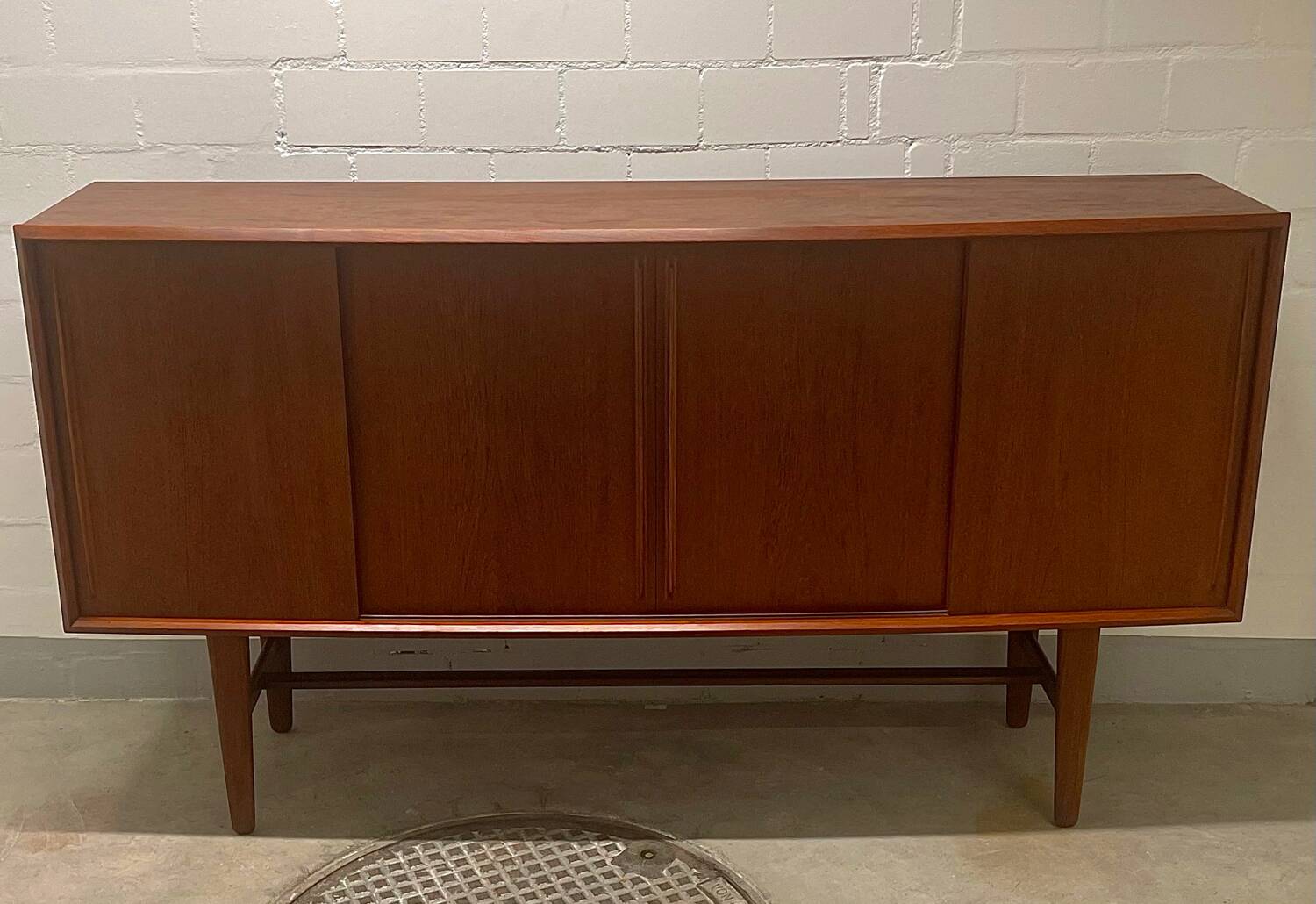Scandinavian Teak Sideboard Madsen HP Hansen 60s