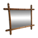 Faux bamboo mirror from the 1950s.