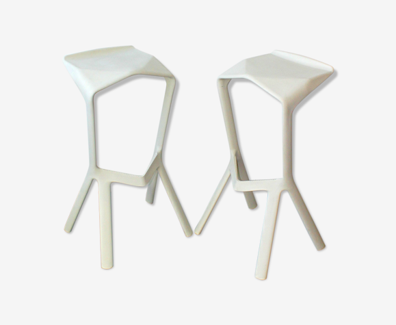 Pair of Miura bar stools by Konstantin Grcic for Plank, 2005. | Selency